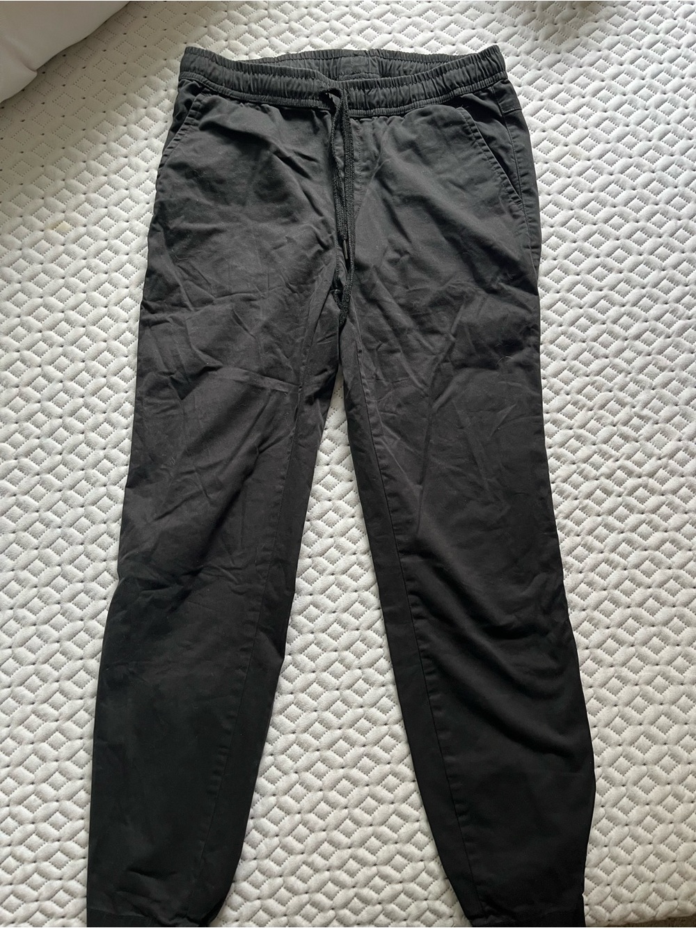 Tentree Black Drawstring Jogger Pants